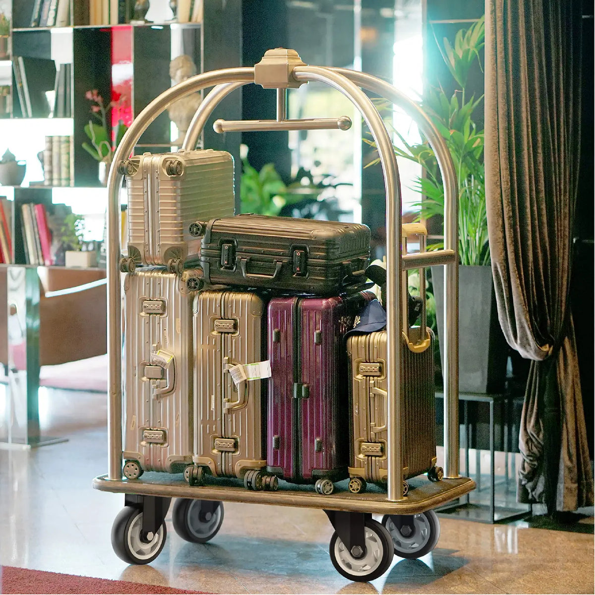 4 Inch Plate Casters – Heavy Duty Swivel Wheels with & without Brake