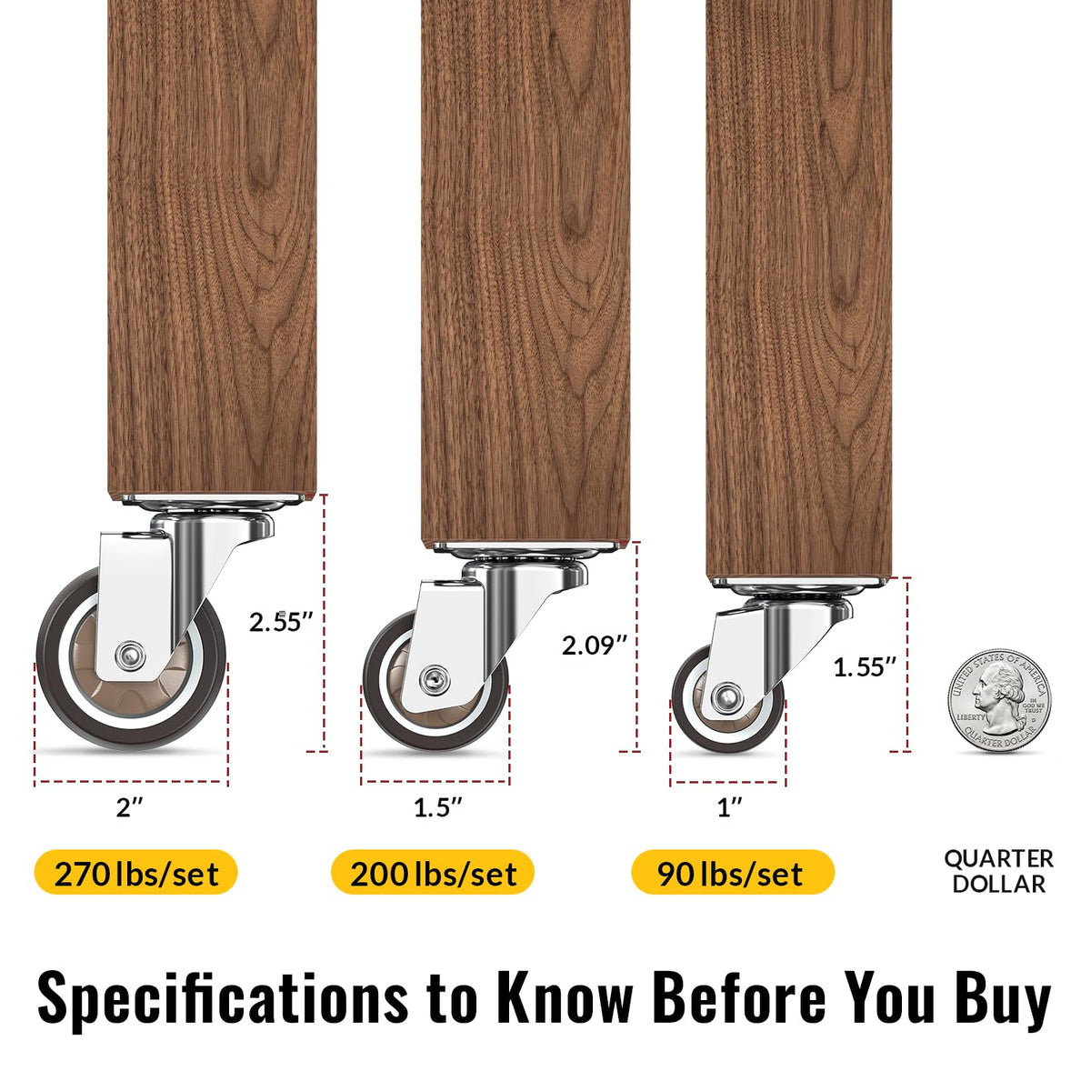 swivel casters wheels plate casters light duty 1 inch furniture