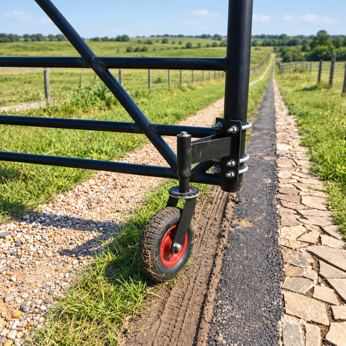 How to Install a Spring-Loaded Gate Wheel on Wood and Metal Gates