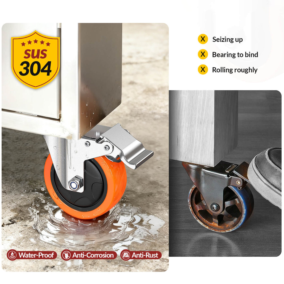 What Are Stainless Steel Casters? Materials, Benefits, and Buying Tips