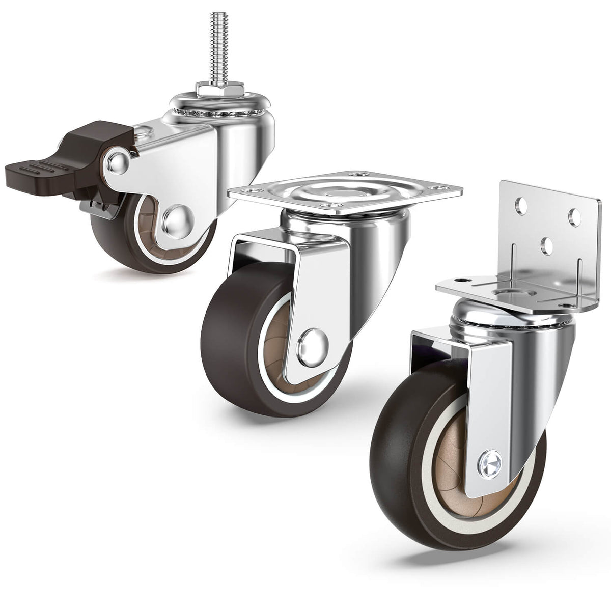 Light Duty Casters (Under 400LBs. Capacity)