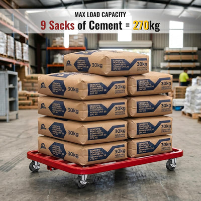 270 kg load capacity set of 4, 3 inch stem casters with threaded stem black - Holkie