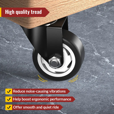 3 in Swivel Plate Casters