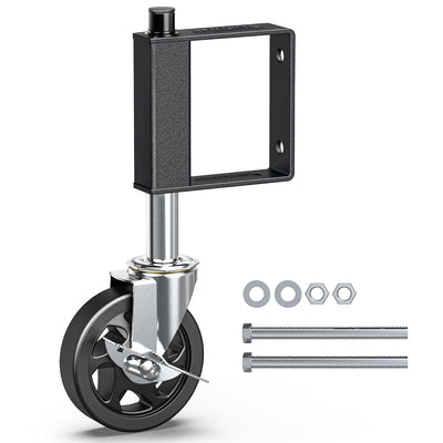 Package list: 4-inch gate caster with bolts, nuts and washers
