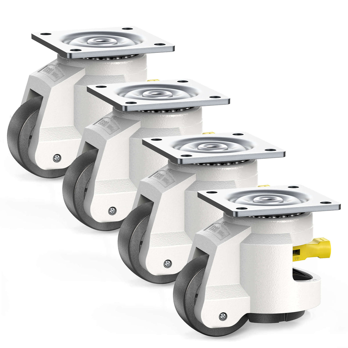 HOLKIE set of industrial leveling caster wheels TD80