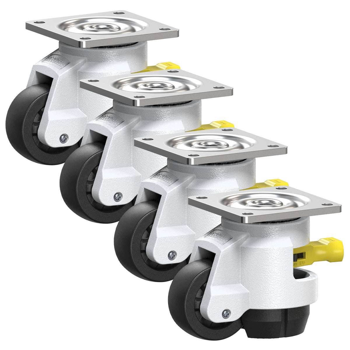 HOLKIE set of industrial leveling caster wheels TD60