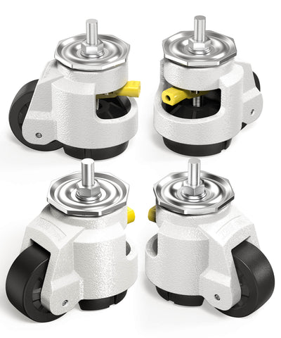 HOLKIE TD100 adjustable leveling casters with threaded stem