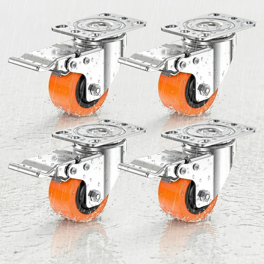 HOLKIE 2-inch 304 stainless steel casters