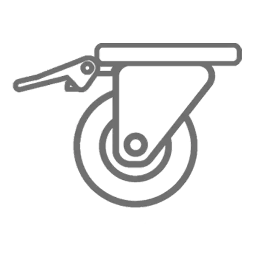 Fully lockable pedal brake