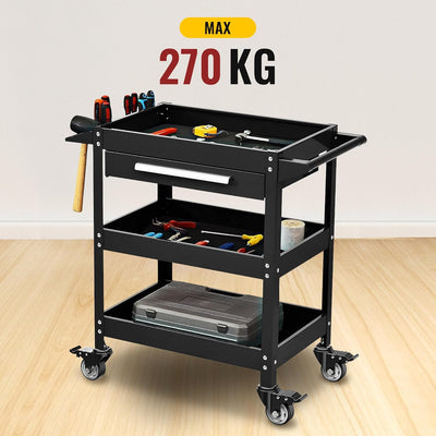 3 inch M10 threaded stem casters, max load 270kg for 4